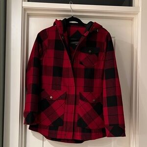 Pendleton Red and Black Plaid Jacket